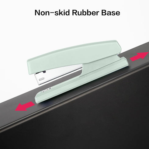 Deli Desktop Stapler, Office Stapler with 640 Staples, 25 Sheet Capacity, Green