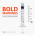 3ML Pack 100 Easy Touch Luer-Lock Syringe Barrel, Syringe
