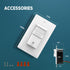 ECOELER Motion Sensor Light Switch, Occupancy & Vacancy Model Motion Activated Wall Switch, Single Pole Sensor Switch