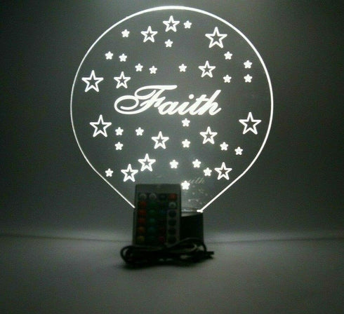 16 Twinkling Stars Twinkle Night Sky Night Light Up Table Desk Lamp LED Personalized Free Engraved, It's Wow