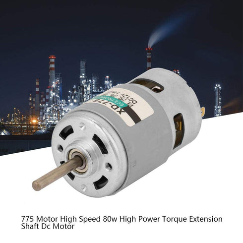 775 DC Motor, 12v High Power Extension Shaft DC Motor (12V 10000RPM)