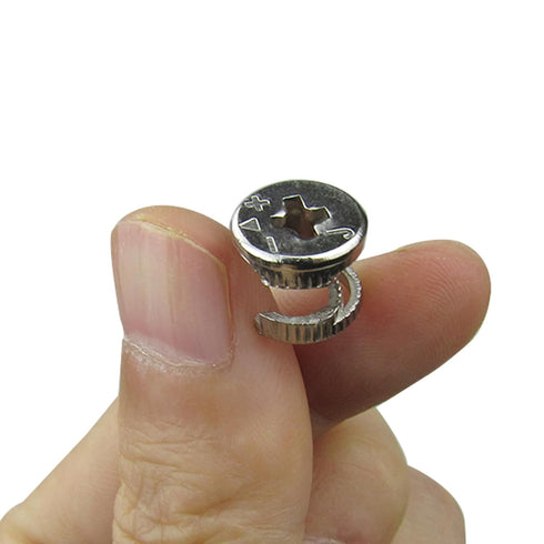 Cam Locks for Furniture, 30 PCS Cam Lock Fasteners for Cabinet Connectors, 12 x 10 mm