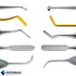 Set Dental Composite Resin Filling - Spatula & Plugger, Ball Burnisher, Condensa Silicone, Heidemann Spatulas, Amalgam