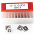 11mm Square Carbide Inserts Cutters Knives Blades with 2 Radius 11 11 2.0mm-R50-30 for Woodworking Spiral/Helical Planer Cutter Head or Lathe Turning 10pcs