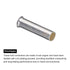 MECCANIXITY 1000 Pcs Non Insulated Butt Connectors, 16AWG Wire Connector for Electrical Crimp Ferrule Terminals