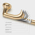 Aoleegatt Decor(5231-96) Minimalist Gold Long Furniture Handles Wardrobe Kitchen Cupboard Cloakroom Bedside Cabinet