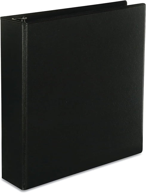 Universal Slant D-Ring View Binder, Black, 2" Capacity, 3 Rings, 11 x 8.5 Size