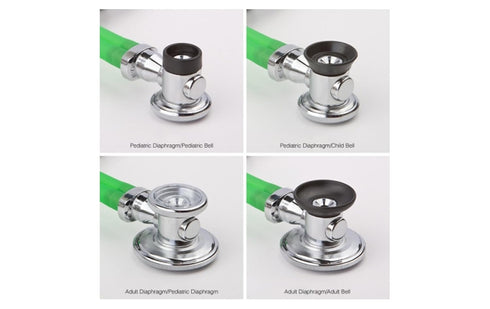 641 5 30 inch ADC Adscope Sprague Stethoscope with Interchangeable Chestpiece Options, Length, Dark Green
