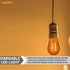 Sunlite 40975 LED S14 String Light Bulb, 2 Watts (25W Equivalent), Medium E26 Base, Transparent, 6 Count