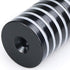 LOVIMAG 1.26”D x 0.2”H Black Epoxy Coated Neodymium Disc Magnets with Countersunk Hole, Pack of 10