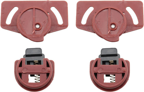 4 Pair Wardrobe Roller Sliding Door Gear Circuit Board Kit, Indoor Panel Accessories for Furniture Sliding Door