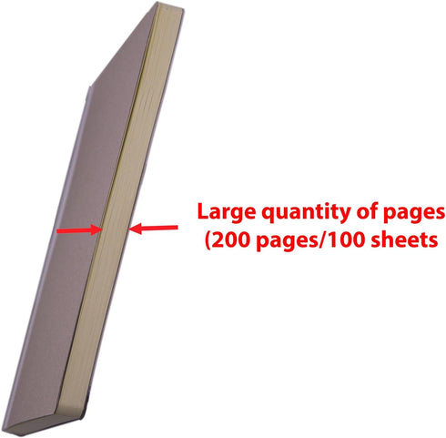 Journal Refill, College Ruled, 5.5" x 8.2" (A5), 200 Pages, Travelers Notebook Refills for Refillable Journals