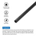 uxcell 4Pcs Carbon Fiber Tube 1.5 x 2.5 x 200mm Pultruded Tubing for RC Airplane Quadcopter Arm