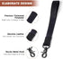 Hand Wrist Lanyard Key Chain Holder, Black Short Keychain Strap for Women & Men, Car Key Wristlet