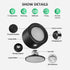3000mAh 3 Dimmable 360Rotation Lightbiz LED Wall Lights with Remote, Wall Mounted Sconces Rechargeable Battery Operated