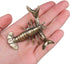 ZORZA 1Pcs Weightlifting Lobster Desk Pen Stand Creative Lobster Pen Holder Vintage Crayfish Figurines Fun Shrimp Desk