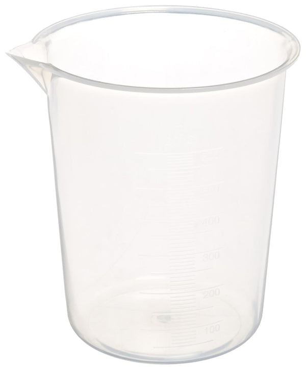 United Scientific Polypropylene Plastic BP0600 Graduated with Spout | Griffin Style Beakers with Molded