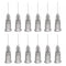 uxcell 20 Pcs Industrial Blunt Tip Dispensing Needle with Luer Lock, 27G 1/2" (Gray)