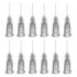 uxcell 20 Pcs Industrial Blunt Tip Dispensing Needle with Luer Lock, 27G 1/2" (Gray)