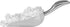 LEMONSODA Stainless Steel Utility Ice Scoop - 16 Ounces, Rustproof Metal for Bar, Ice, Flour, Coffee, Containers