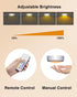 13 Closet, 3M 6Pcs Puck Lights with Remote Control Battery Operated LED Push Lights Wireless, Color RGB - for Bedroom