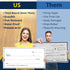 Giant Dry Erase Check - 16" x 32", Reusable Big Oversized Blank Check for Fundraisers & Charity Events
