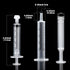 Frienda Large Plastic Syringe 4 Pack, Measuring Syringe Tools for Dispensing Multiple Uses (10 ml)
