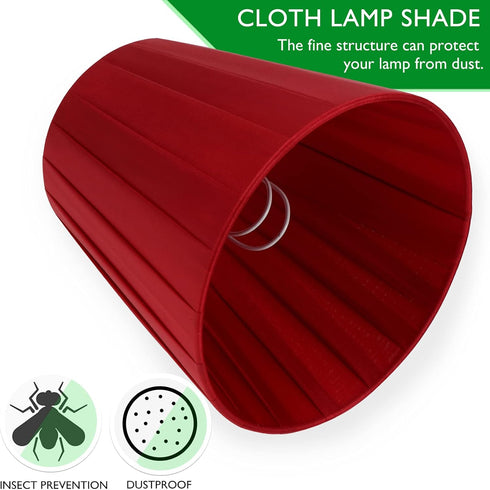 Bulb Beaupretty Medium Lamp Shade, Stylish Lampshade Cloth Lamp Cover Clip Type Bedroom Lampshade for Table Lamp