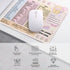 Thickened Waterproof Mouse Pad with Shortcut Keys Pattern, Quick Key Super Large Anti-Slip Keyboard Pad for Office