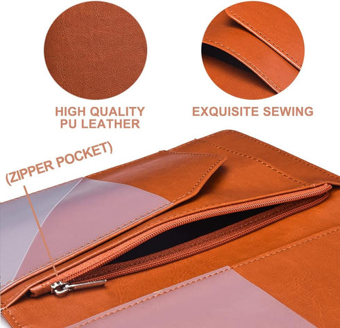 Server Books for Waitress/Waiter - Organizer with Zipper Money Pocket, Cute Accessories Fit Server Aprons Note Pads