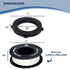 Morvat 30 Rubber Washers & 2 Rolls PTFE Teflon Plumbing Tape for Garden Hose, Leak Free Seal