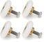 4 Sets Shower Door Rollers Runners Wheels Replacement Part for Bathroom Glass Sliding Door