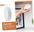 2sets TEHAUX Led Motion Sensor Night Light Cordless Rechargeable Induction Lamp Compact and Easy Install for Bedroom
