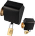 Dakekou Outdoor Faucet Iock System - Insulated Faucet Iock and Garden Hose Bib Iock Cover,Made of Steel- Prevents Water