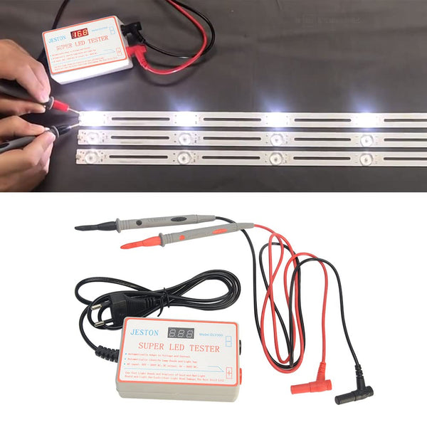 LED Light and TV Backlight Tester, 0-300V Adaptive Voltage Testing Tool with Gold Plated Pin & Power Cable for LED