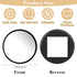 Bremorou 2 2.36" PCS Cubicle Mirror to See Behind You Adjustable Monitor Rear View Mirror for Office Desk Office