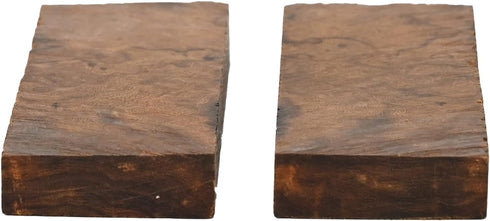 IECAP LLC Bookmatched Ironwood Knife Handle Scales, Natural Wood for DIY Crafts, Size 5 1/8 x 1 3/4 x 1/2
