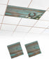 Venfascocyi 4x2 2 Pack Daisy Flower Fluorescent Light Covers for Ceiling Lights Magnetic Light Covers for Classroom