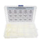 Metric M2 M2.5 M3 M4 M5 Nylon Phillips Pan Head Screws Nut Washer Assortment Kit (White)