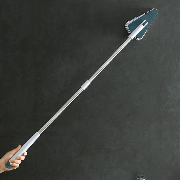 Tub Cleaner Brush with Long Handle, 37" Extendable Tub Scrubber with Locking