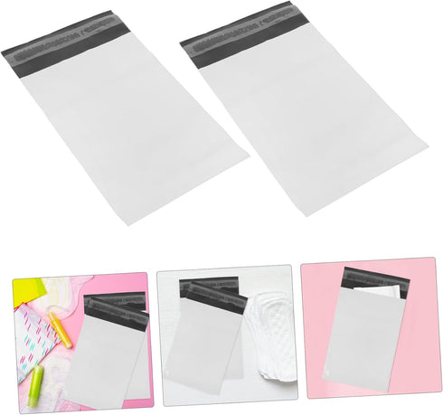 200pcs Beaupretty Napkin Bags Sealing Strips for Easy Disposal Thickened Menstrual Pouches for Women Convenient