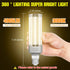 35W LED Corn Lights Bulb 350Watts Equivalent Super Bright 4965Lumens 3000K Warm White Lamp E26 Bulbs E39 Mogul Base Adapter 100-277V Indoor Outdoor Area Lighting Backyard Attics Hallways Office by DuuToo