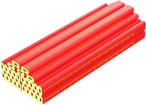 25 PCS Carpenters Pencil, Construction Pencils for Woodworking, Concrete Scriber Marking Tool