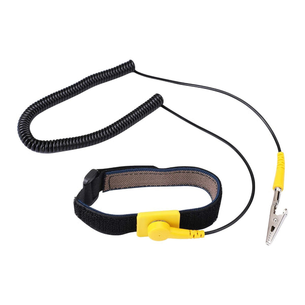 Anti Static Wrist Strap, 11" Anti Static Wristband with Alligator Clip and Long Cable, Fits 6" to 8.5" Wrist