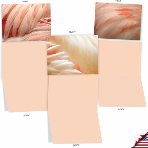 The Best Card Company - 10 Assorted Blank Notecards Box Set, 4 x 5.12 Inch with Envelopes