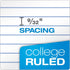 Oxford Spiral Notebooks, 1 Subject, 100 Sheets, College Ruled Paper, Durable Plastic Cover, 3 per Pack, Red, Black, Blue