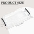 Voittozege 24 8.5 4 1.6 Pcs Large Capacity Plastic Pencil Box, x x Crayon Box with Snap Tight Lid, Brush Organizer