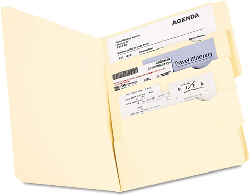 Pendaflex Divide It Up File Folders, Letter Size, Manila, 24/Pack (10770)