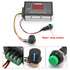 PWM DC Motor Speed Controller, 6-60V Power Regulator 30A with LED Display, Adjustable Speed Time