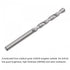 uxcell Solid Carbide Drill Bits, 2.6mm C2/K20 Tungsten Carbide Jobber Drill Bits for Stainless Steel, Aluminum, 2pcs